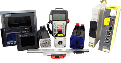 Servo Motors, Amplifiers, Drives, Monitors from Allen Bradley, Fanuc, Indramat Siemens and more!