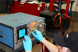 Servo Motor repair - Surge testing