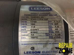Leeson 1-1/2 HP 1800 RPM 56C FR