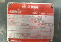 GE 125 HP 1800/3600  RPM