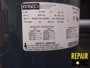 Fasco 1/2 HP 1200 RPM
