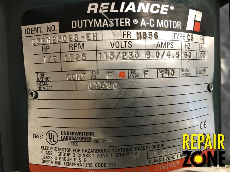 Marathon 1/2 HP 1800 RPM 56 FR