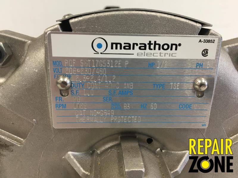 Marathon 1/2 HP 1800 RPM 56 FR-C