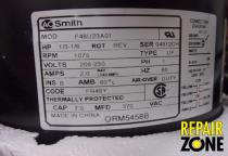 Ao Smith 1/3-1/6 HP 1200 RPM 48Y FR