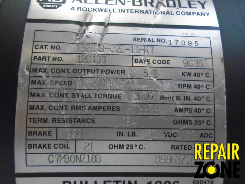 Allen Bradley 1326AB-C2E-11-K7