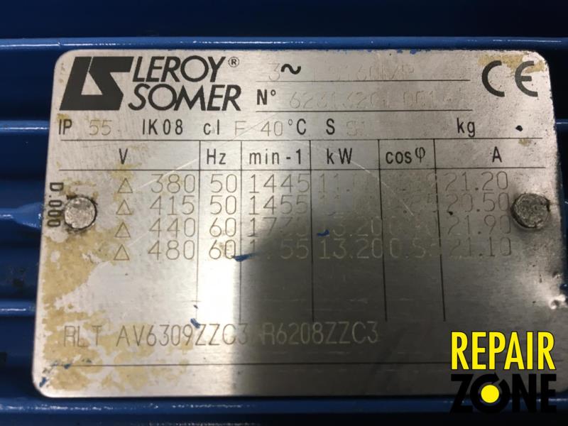 Leroy Somer 13.2 KW 1800 RPM 160MP FR
