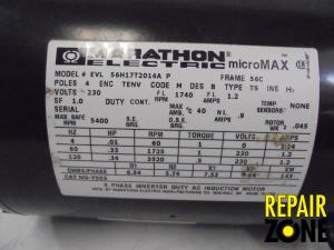 Marathon 1/3 HP 1800 RPM 56C FR