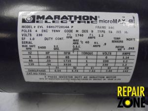 Marathon 1/3 HP 1800 RPM 56C FR B