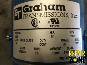Graham 1/4 HP 1800 RPM 48 FR