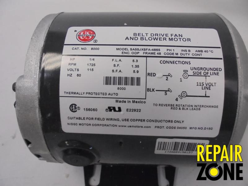 Graham 1/4 HP 1800 RPM 48 FR