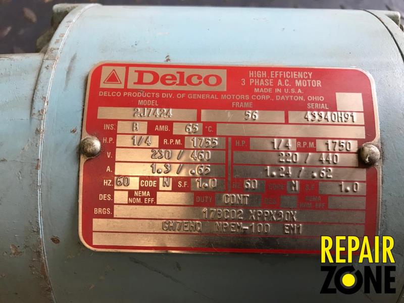 ATM 1/4 HP 1800 RPM 56 FR