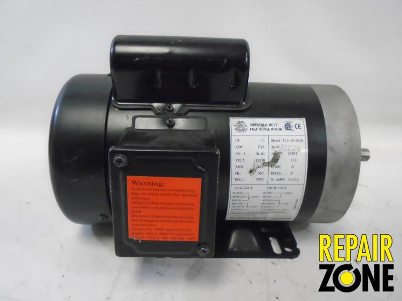 Worldwide Electric 1.5 HP 1800 RPM 56C FR C