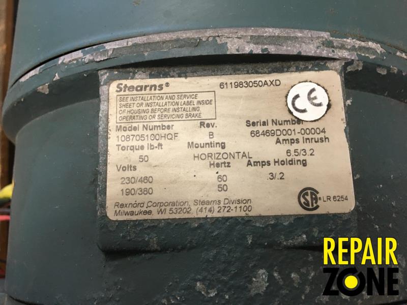 Allen Bradley 15 HP 1800 RPM L2570 FR
