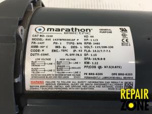 Marathon 1.5 HP 3600 RPM 143T FR-A