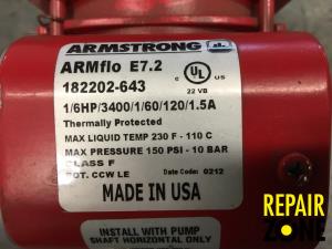 ARMSTRONG 1/6 HP 3600 RPM Circulator