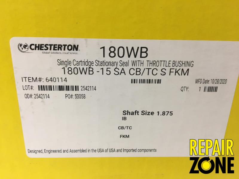 Chesterton 180WB-15 SA CB/TC S FKM