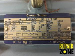Hyundai 1 HP 1800 RPM 143T FR Hyundai