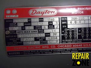 Dayton 1 HP 1800 RPM 182 FR