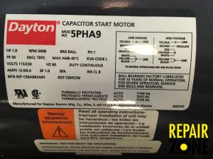 Dayton 1 HP 3600 RPM 56 FR