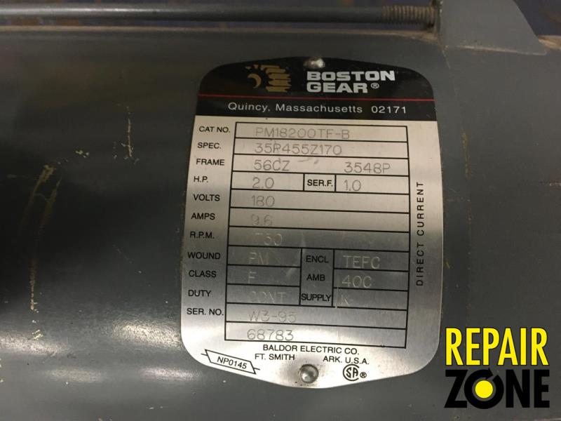 Baldor 2 HP 1800 RPM 56CZ FR