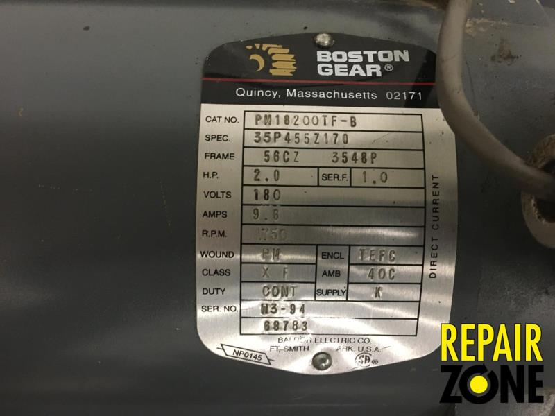 Baldor 2 HP 1800 RPM 56CZ FR
