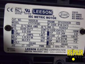 Leeson .33 HP 1800 RPM 71D FR