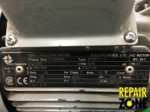 ELEKTRODRIVE 3/4 HP 1800 RPM M80C FR