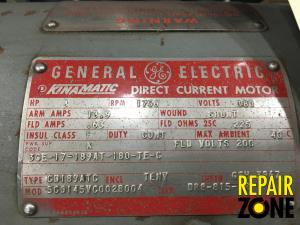 General Electric 3 HP 1800 RPM 189ATC FR