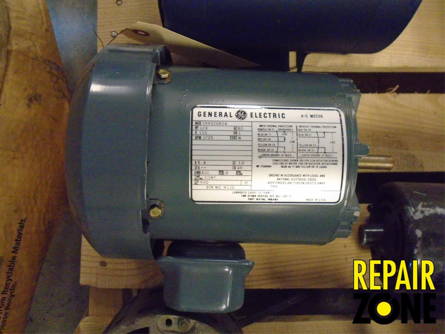 5KH32GN54 General Electric Repair, Exchange, Remanufactured at Repair Zone