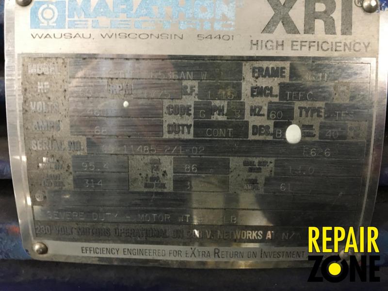 Marathon 60 HP 1800 RPM 364T FR