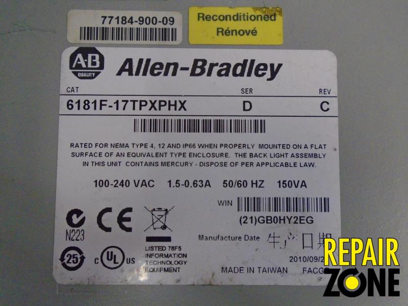 Allen Bradley 6181F-17TPXPHX
