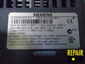 Siemens 6SE6420-2AD22-2BA1