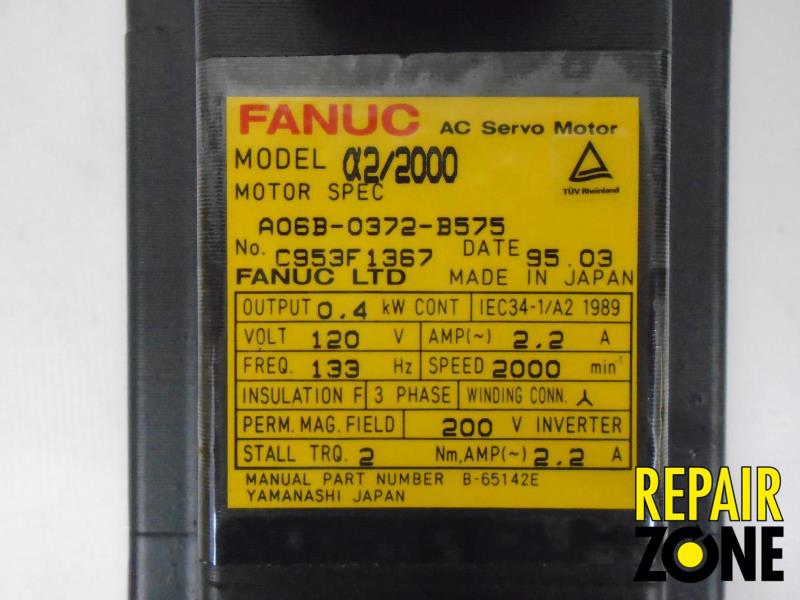 Fanuc A06B-0372-B575