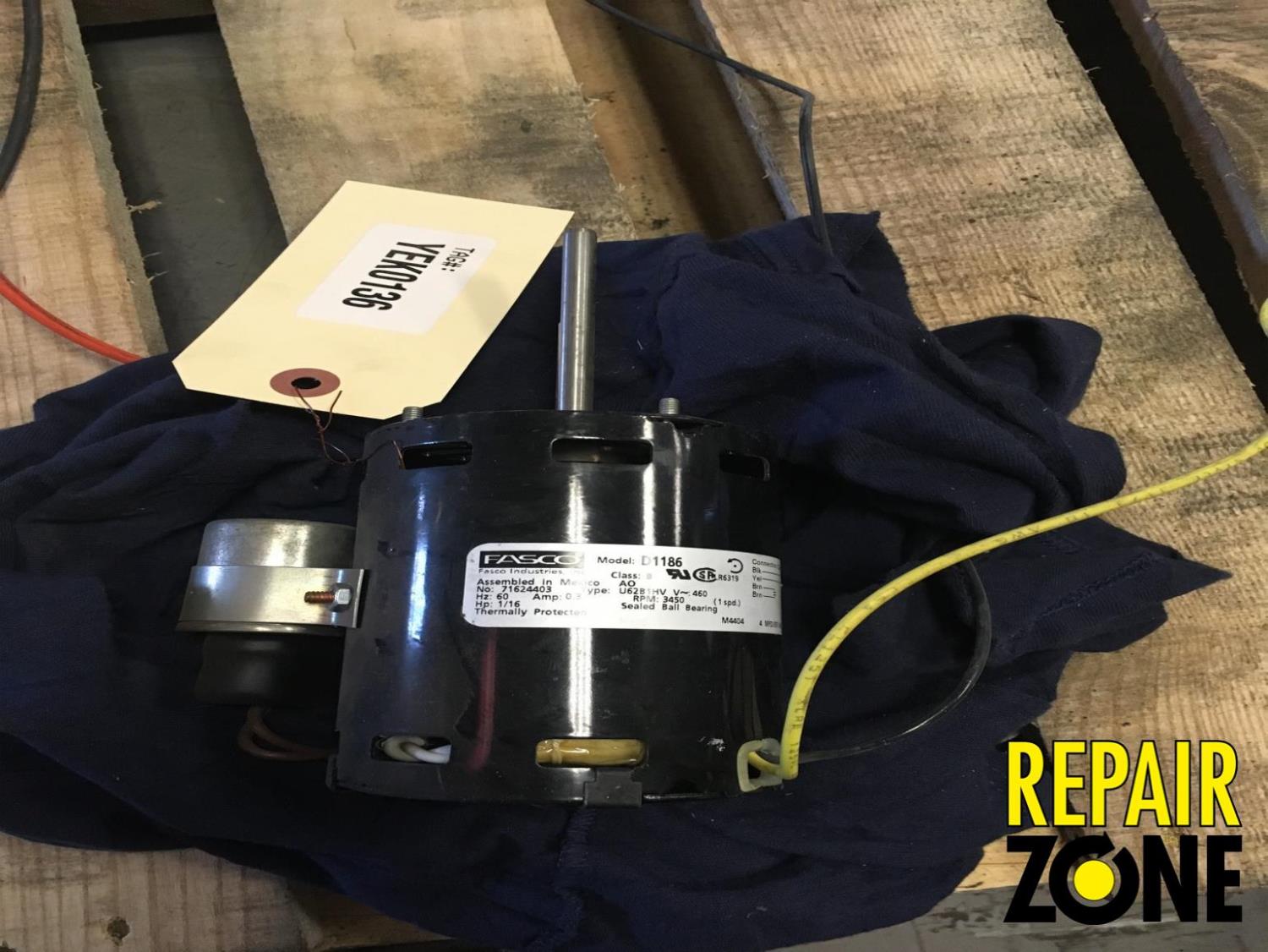 D1186 Fasco Repair, Exchange, Remanufactured at Repair Zone