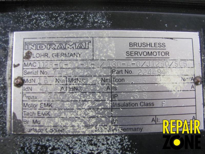 Indramat MAC112B-0-GD-1-B/130-A-O/J1250/S05