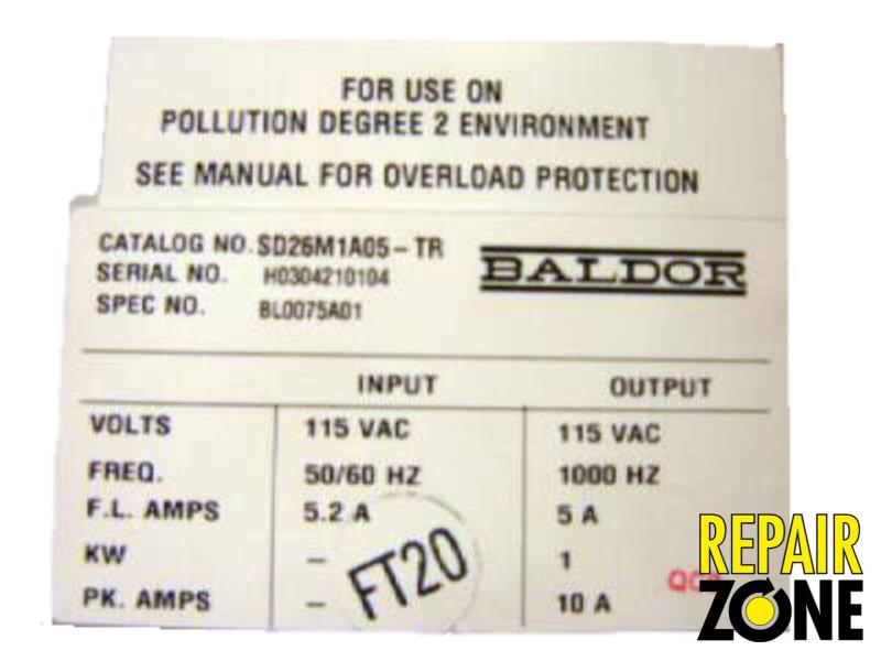 Baldor SD26M1A05TR