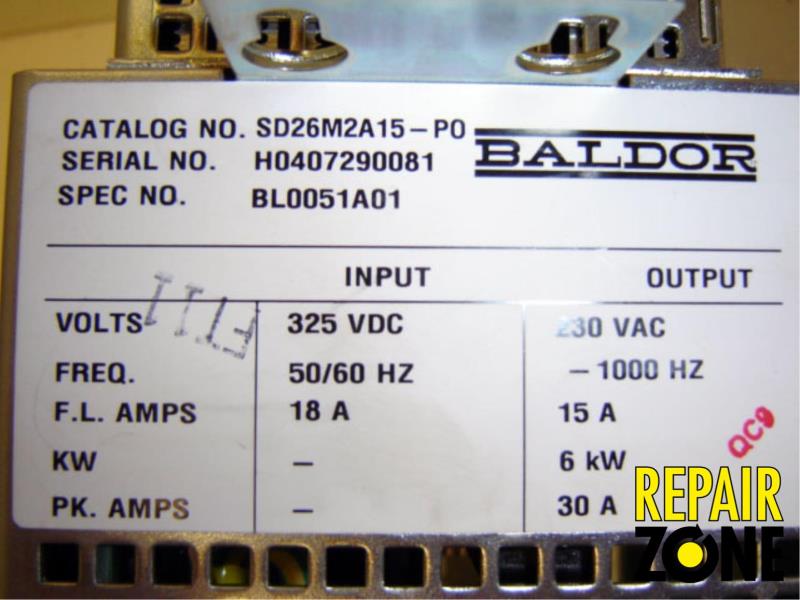 Baldor SD26M2A15-PO