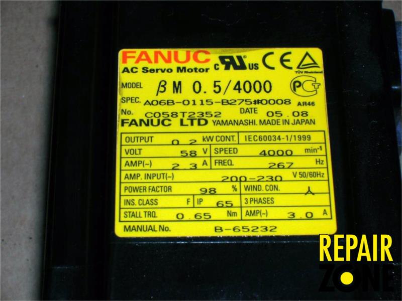 Fanuc A06B-0115-B275#0008